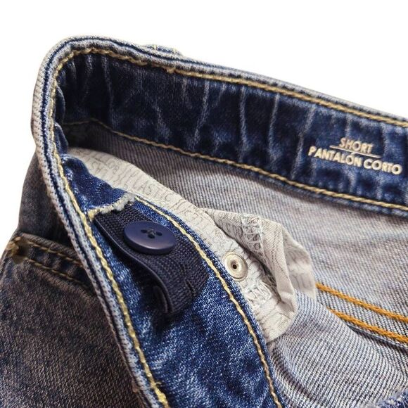 Cat & Jack snap button fly shorts S6, lace trim - Picture 5 of 7